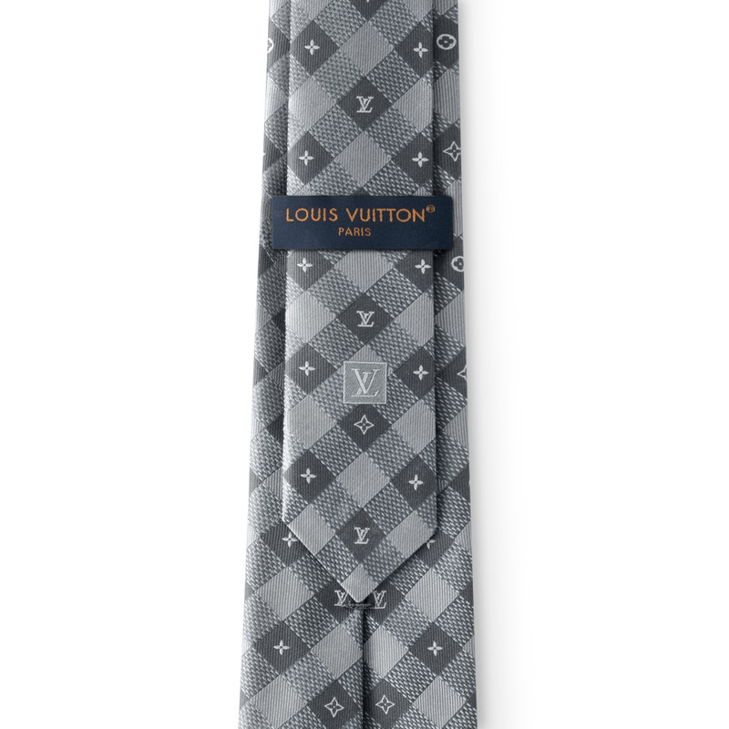 Monogram Checks Tie 3