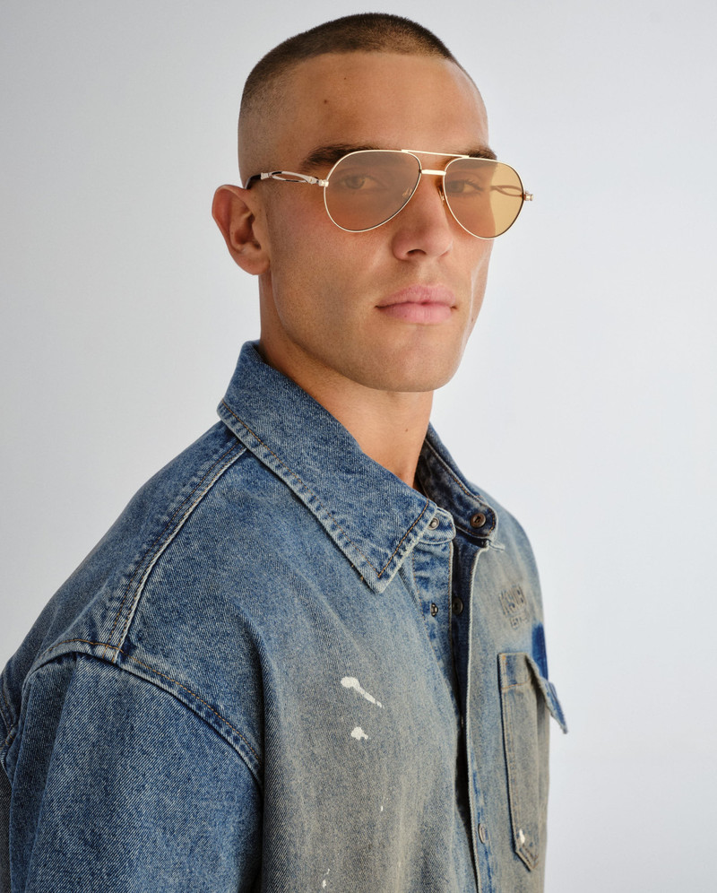 Ksubi THE MONTANA SUNGLASSES GOLD AMBER outlook