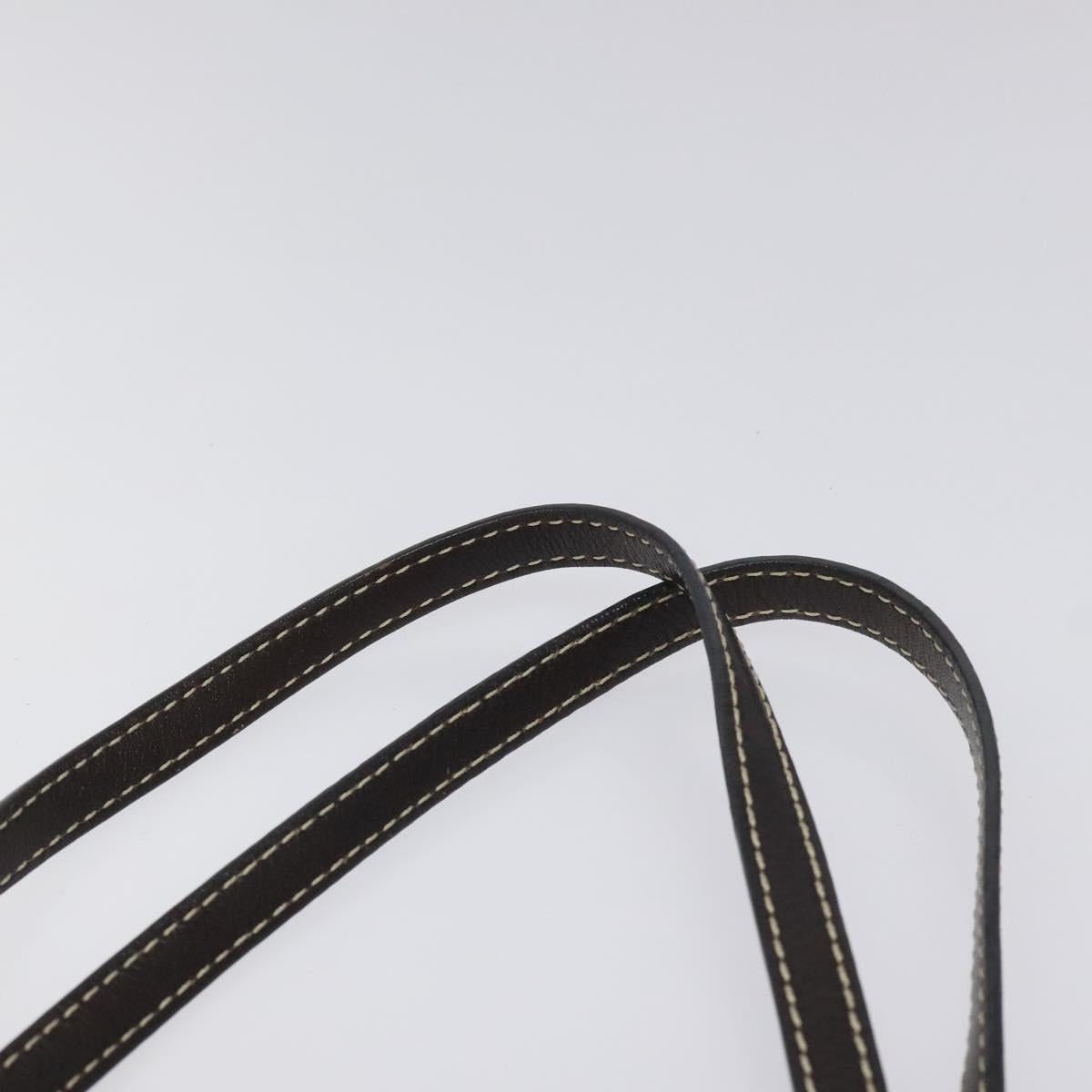 CELINE Macadam Canvas Tote Bag Pvc Leather Gold White - 14