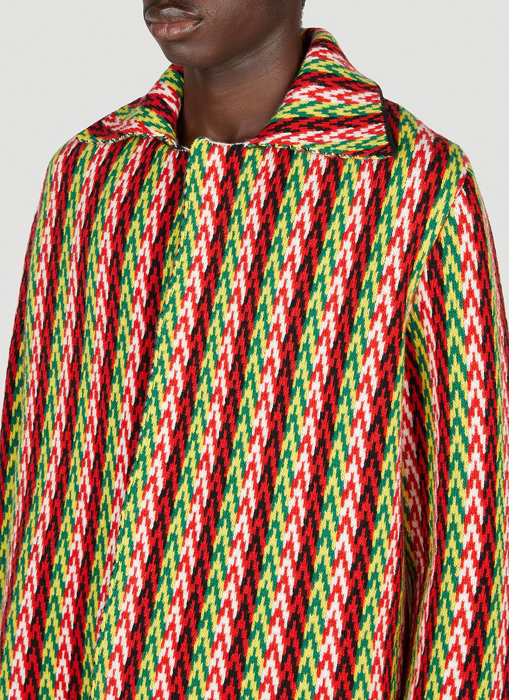 Curb Chevron Knit Jacket - 5