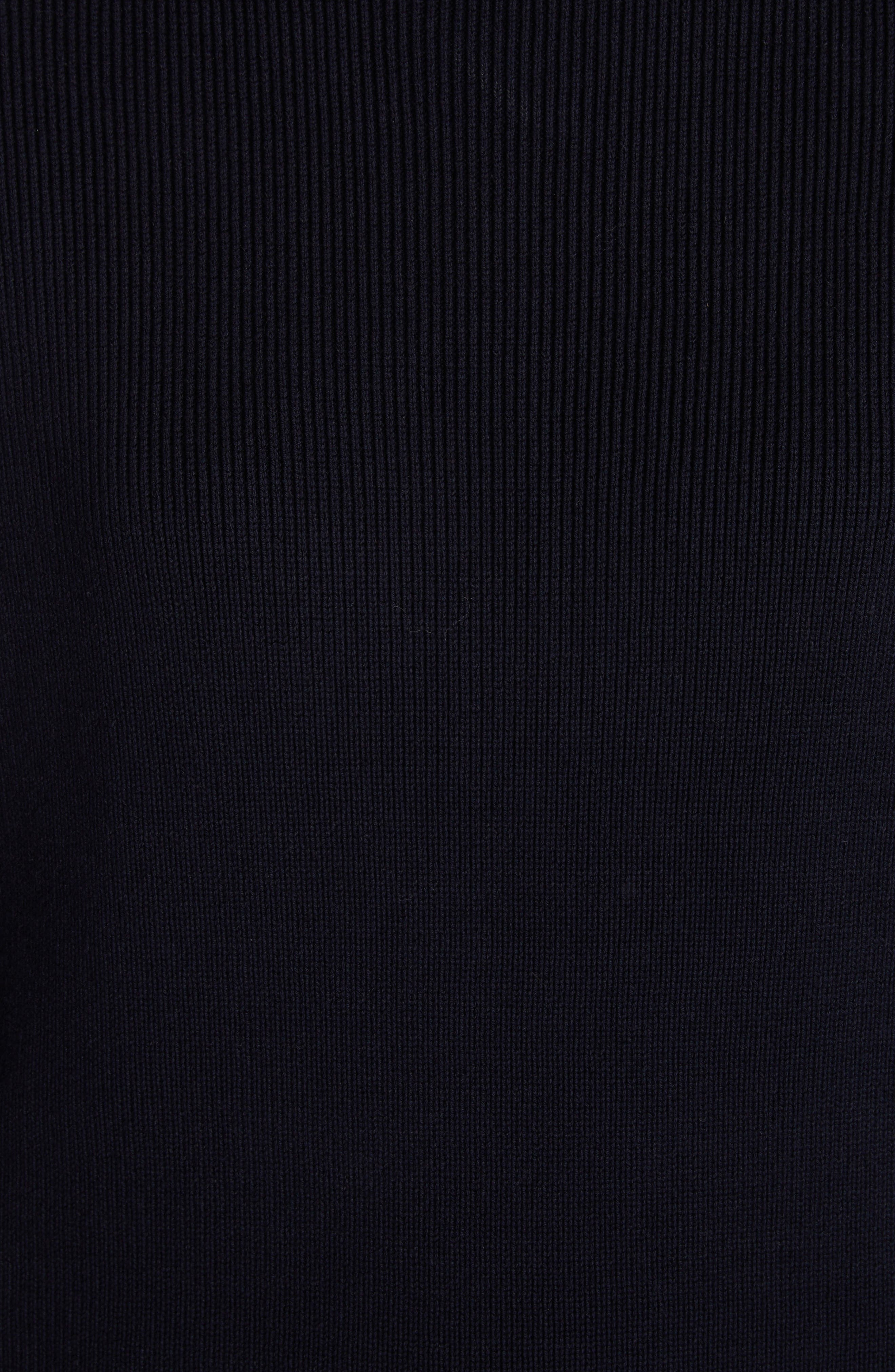 Distressed Cotton Blend Sweater - 5