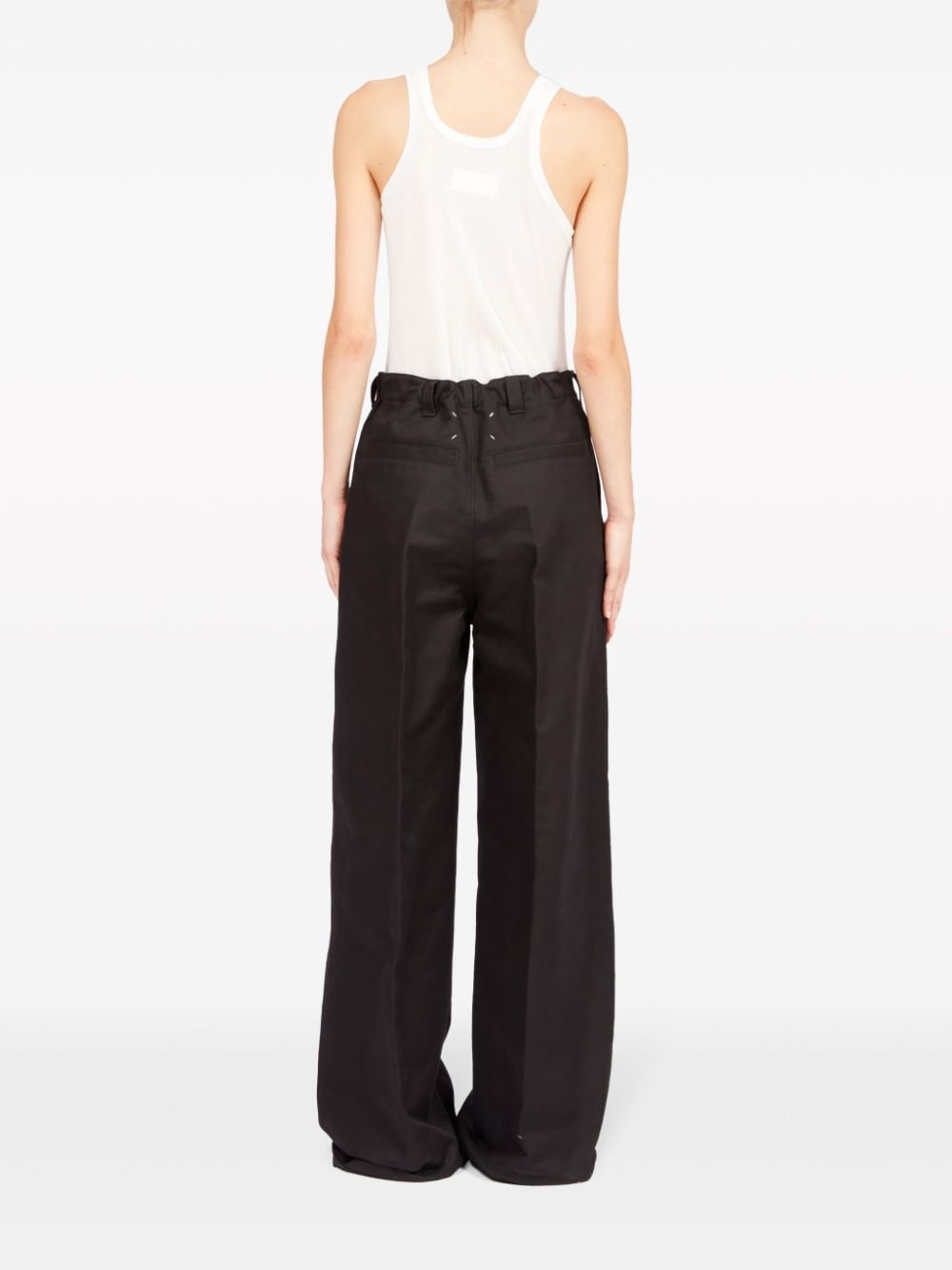 wide-leg tailored trousers - 5