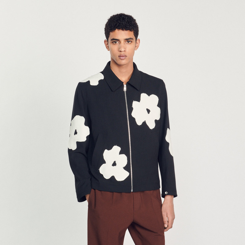 Jacket with flower motifs 5
