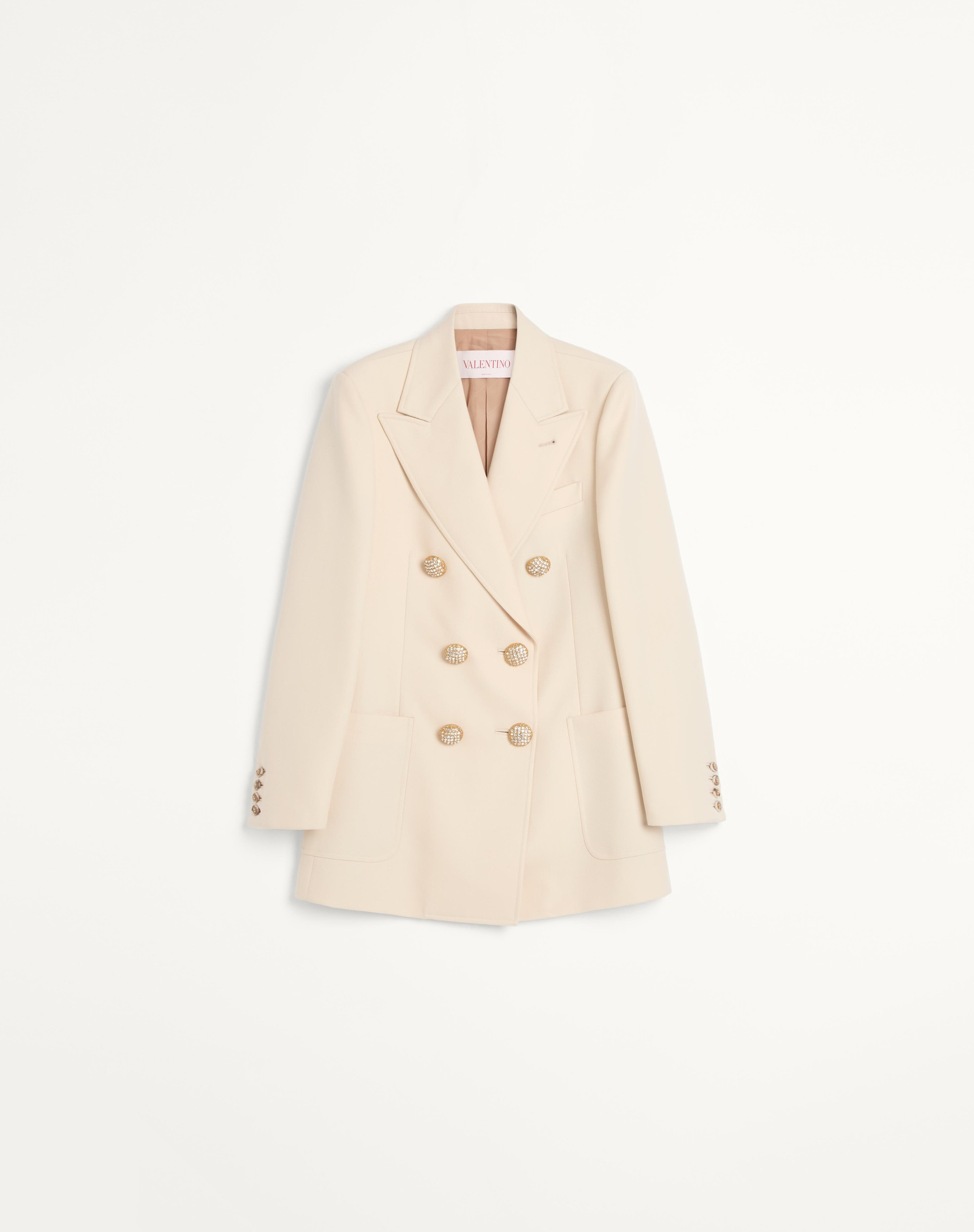 BLAZER IN DIAGONAL DRY WOOL - 1