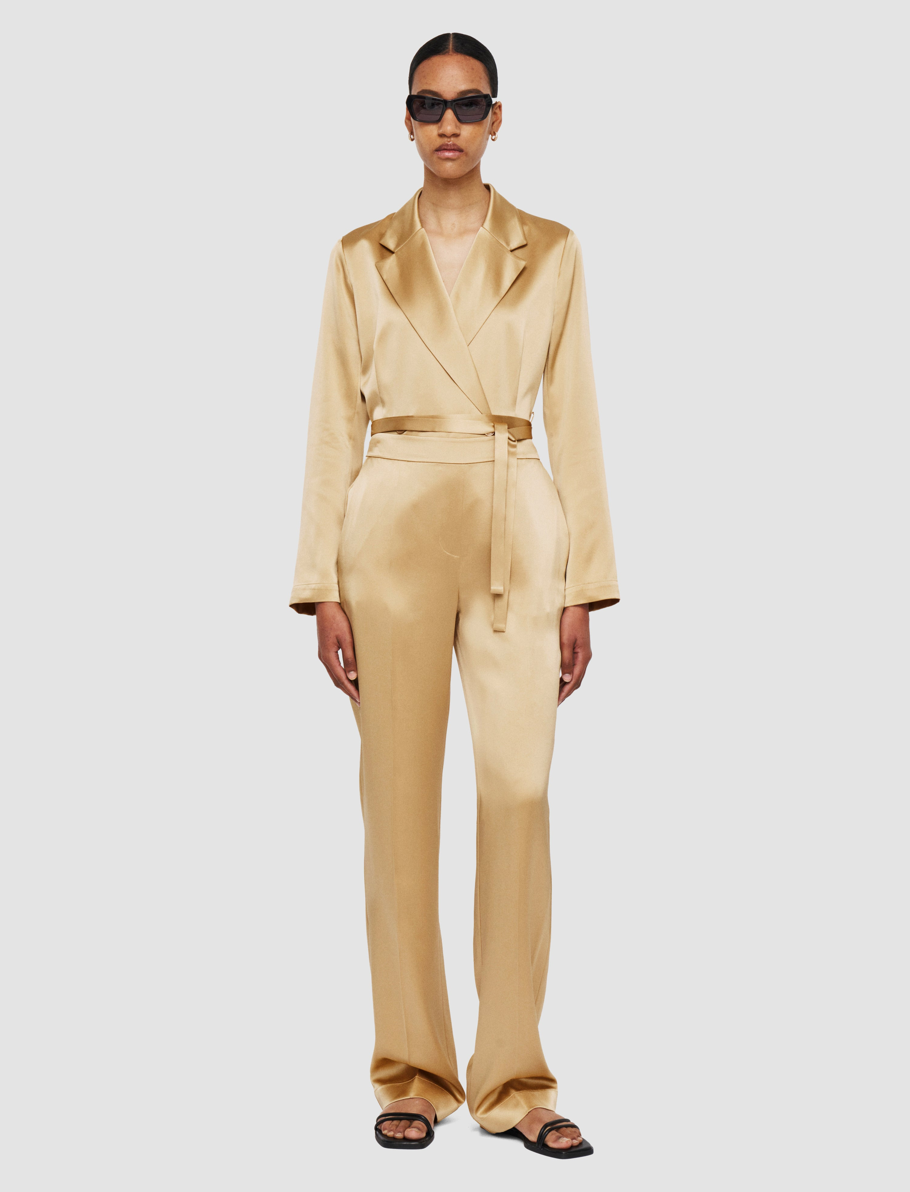 Tova Silk Satin Trousers - 2
