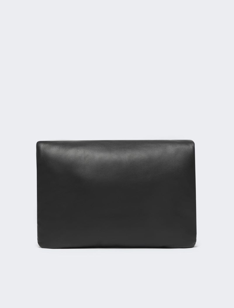 Padded nappa-leather Soffy Bag - black 3