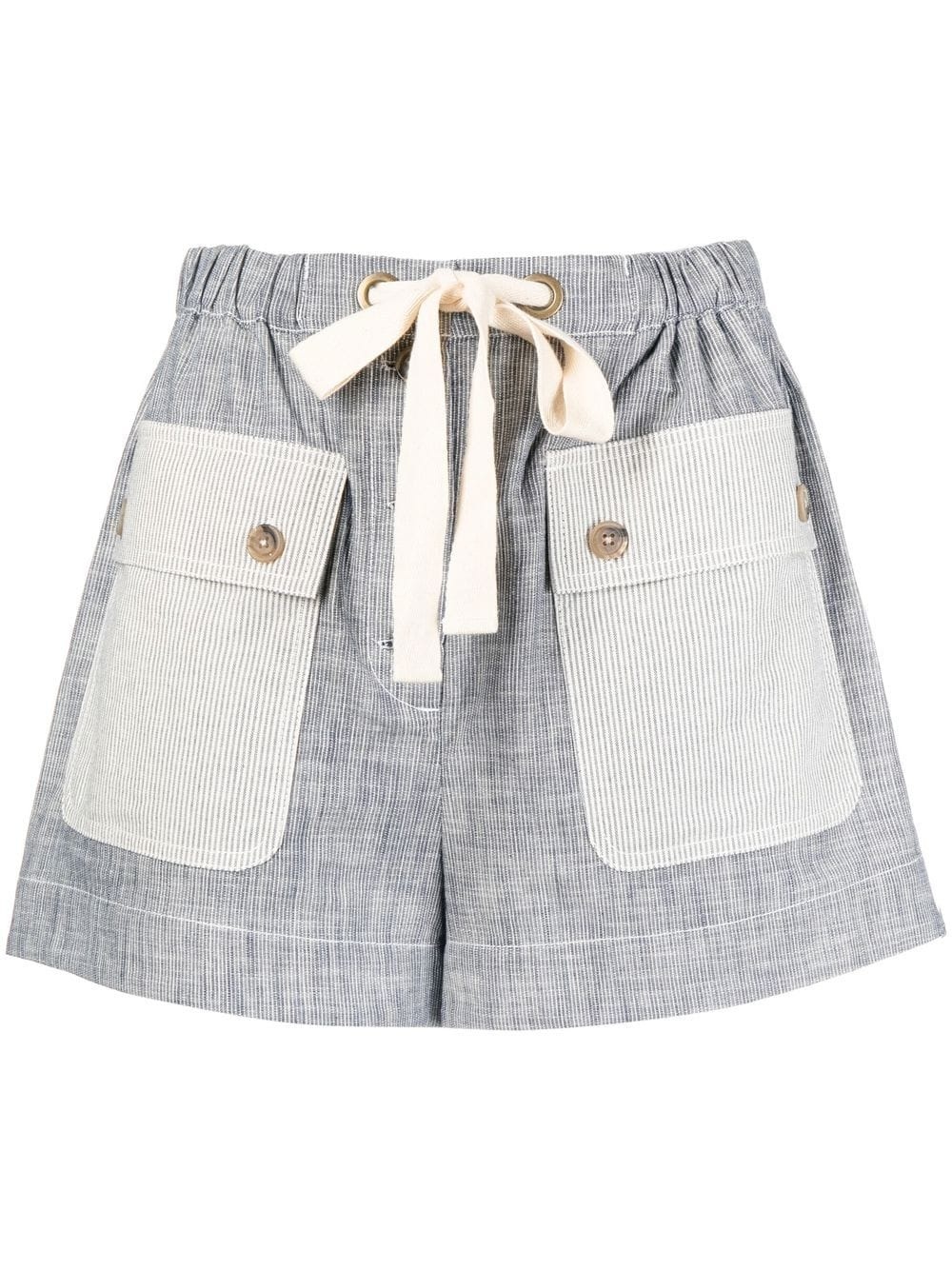 drawstring-waist shorts - 1