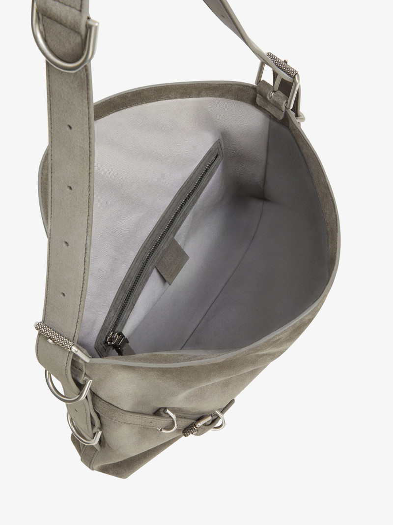 MEDIUM VOYOU BAG IN SUEDE 4