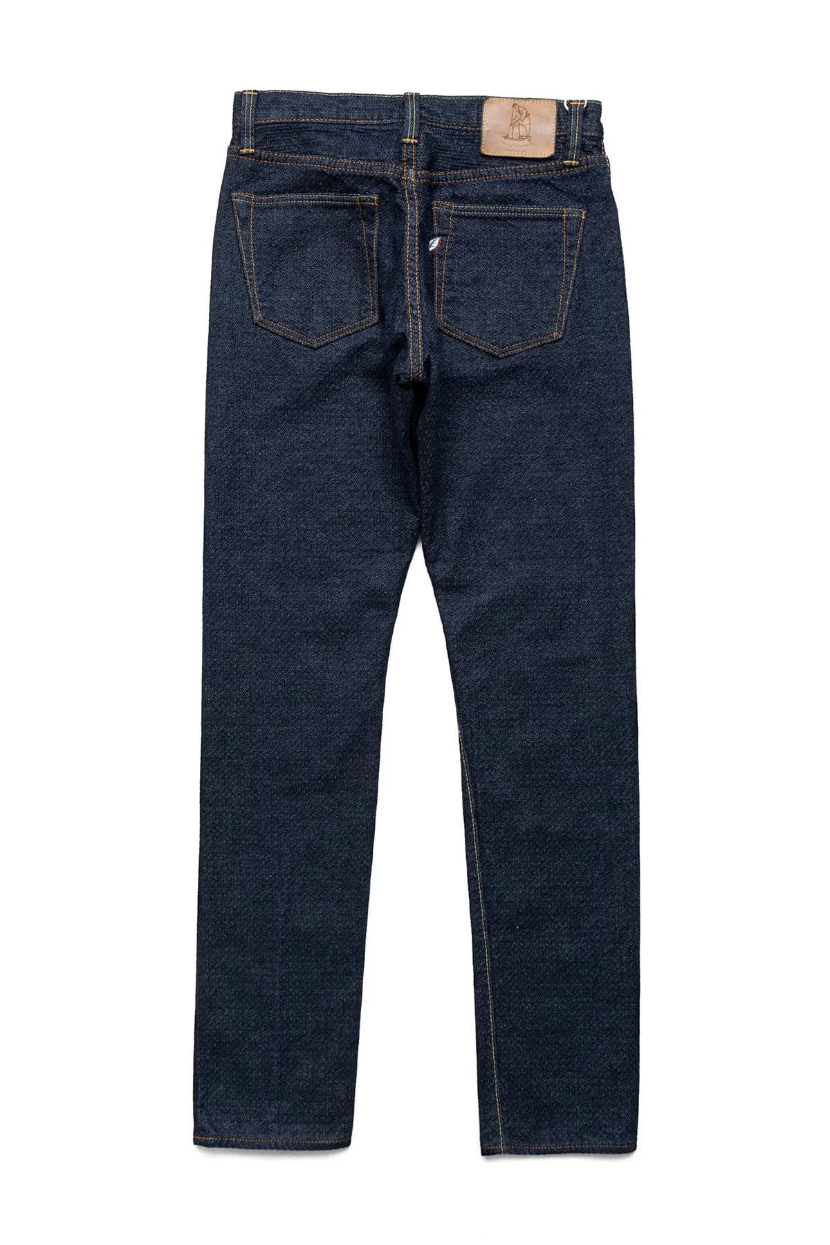 1170-2-ID Sashiko 5P Pants Relax Tapered - Indigo x Indigo - 1