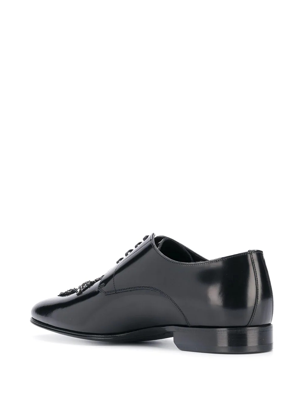 Cameron Swarovski cross derby shoes - 3