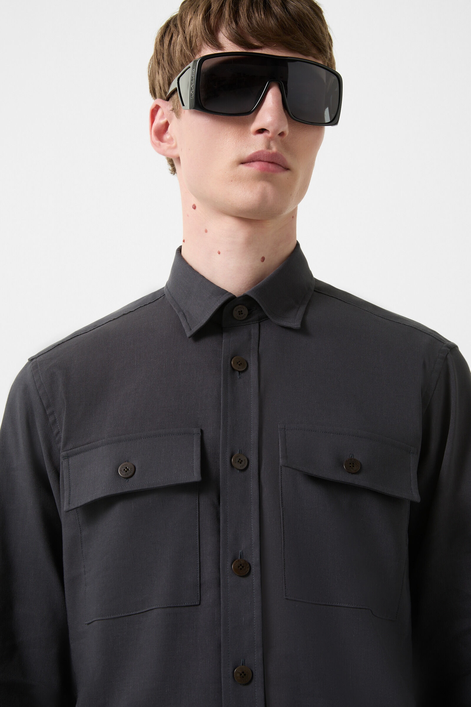 Clive shirt in Dark gray - 4