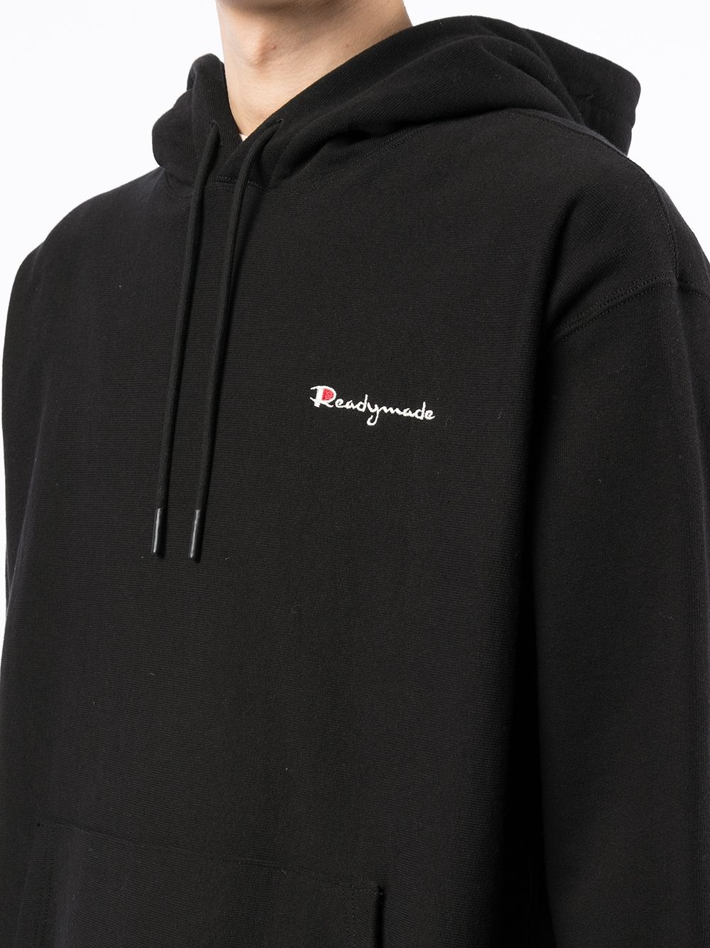 embroidered logo long-sleeve hoodie - 7