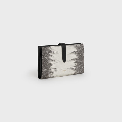 CELINE LARGE STRAP WALLET  IN  LIZARD AND CALFSKIN outlook