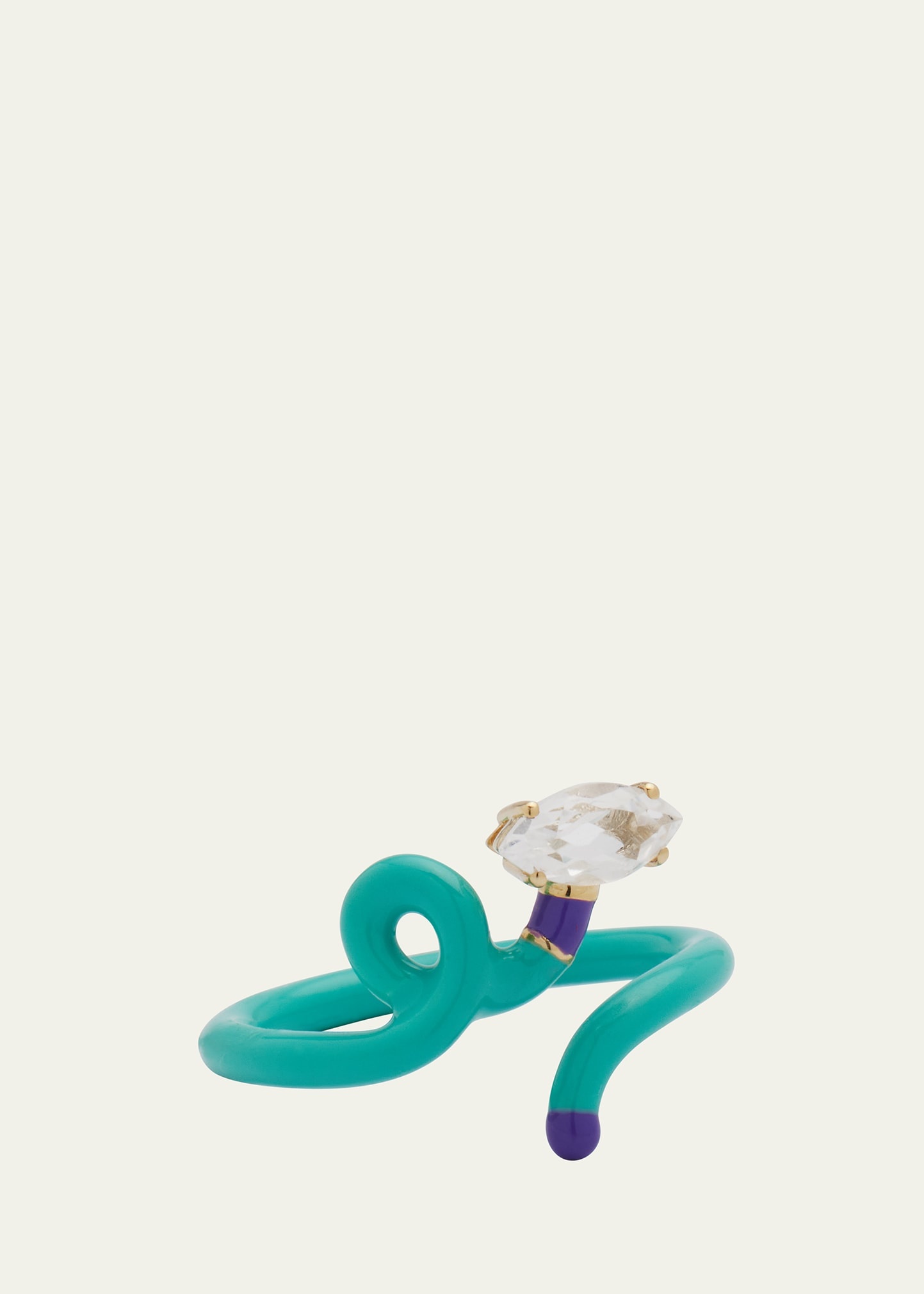 Baby Vine Tendril Ring - 1