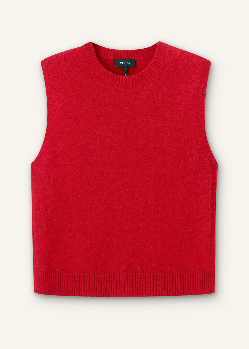 Straight Knit Vest 6