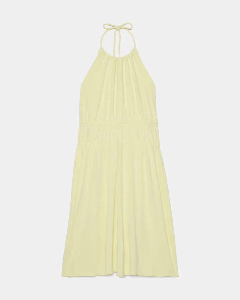 Drapey Halter Mini Dress - 1