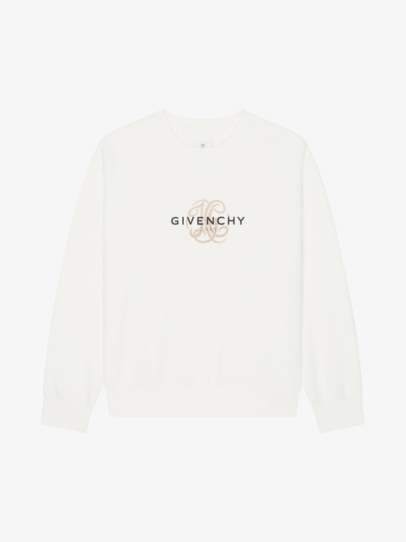 GIVENCHY REVERSE SWEATSHIRT IN FLEECE 1