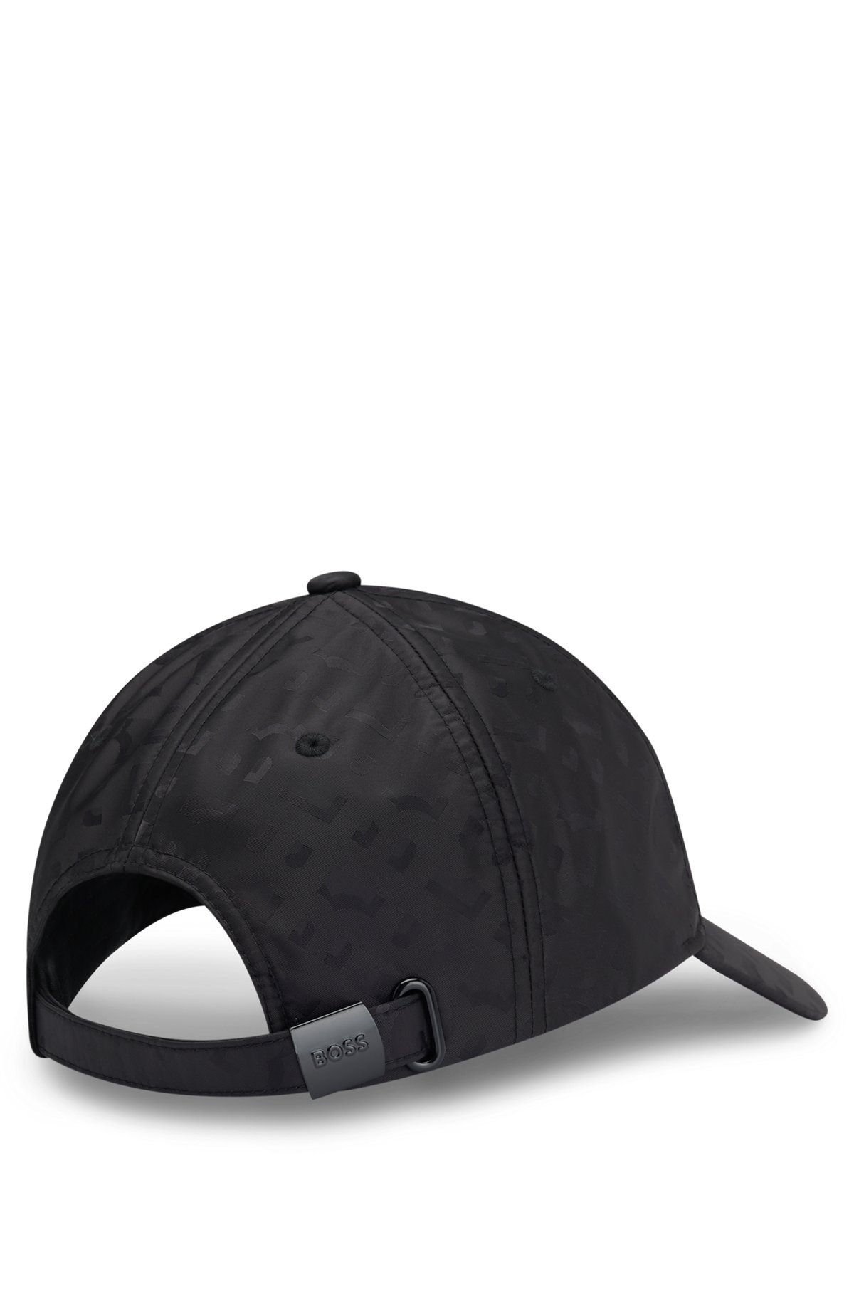 MONOGRAM-JACQUARD CAP IN NYLON WITH LOGO LETTERING - 3