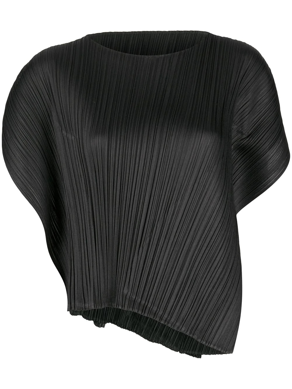 asymmetric pleated top - 1