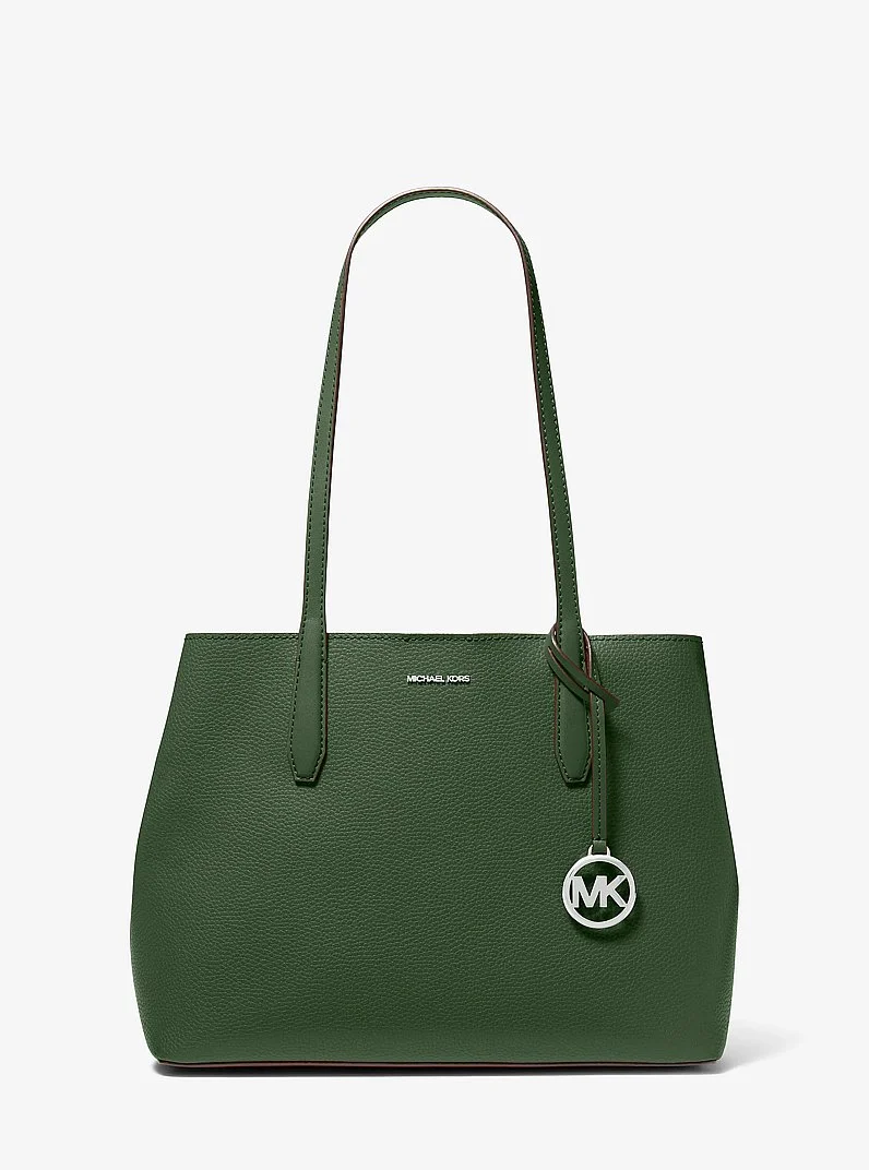 Avalon Medium Pebbled Leather Tote Bag - 1