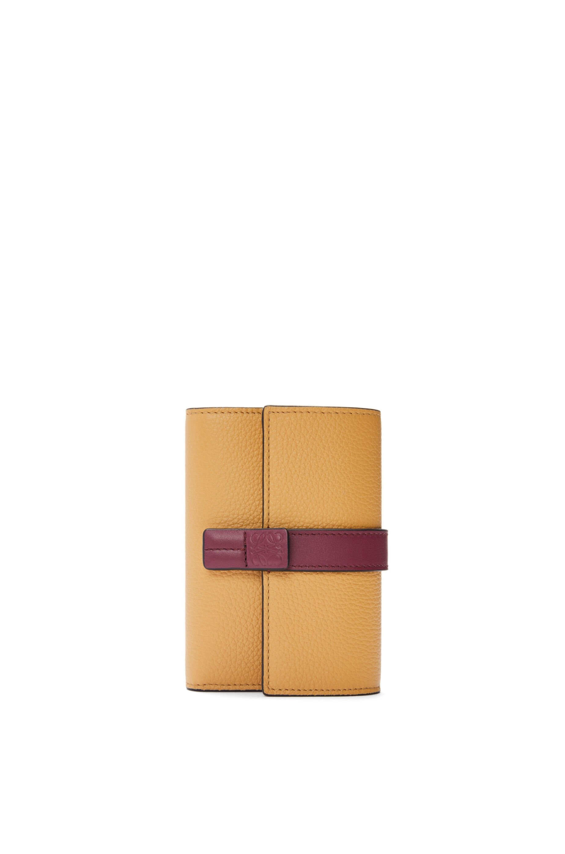 Small vertical wallet in soft grained calfskin - 1