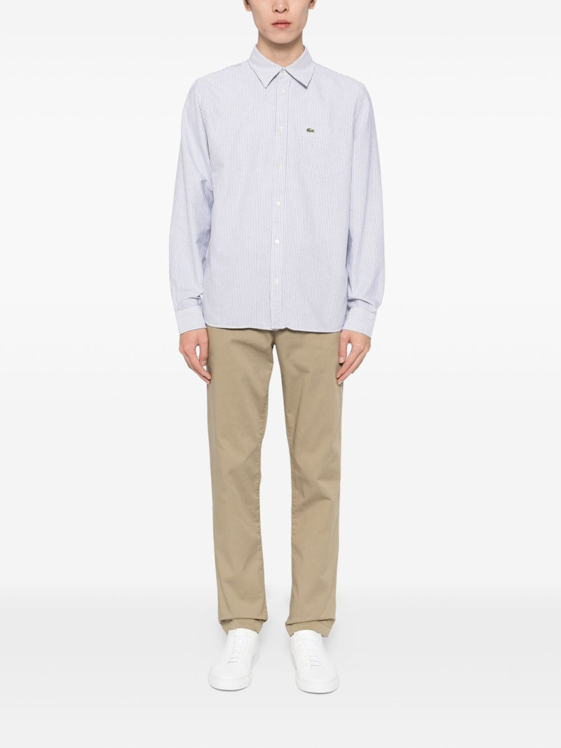 LACOSTE logo-patch shirt outlook