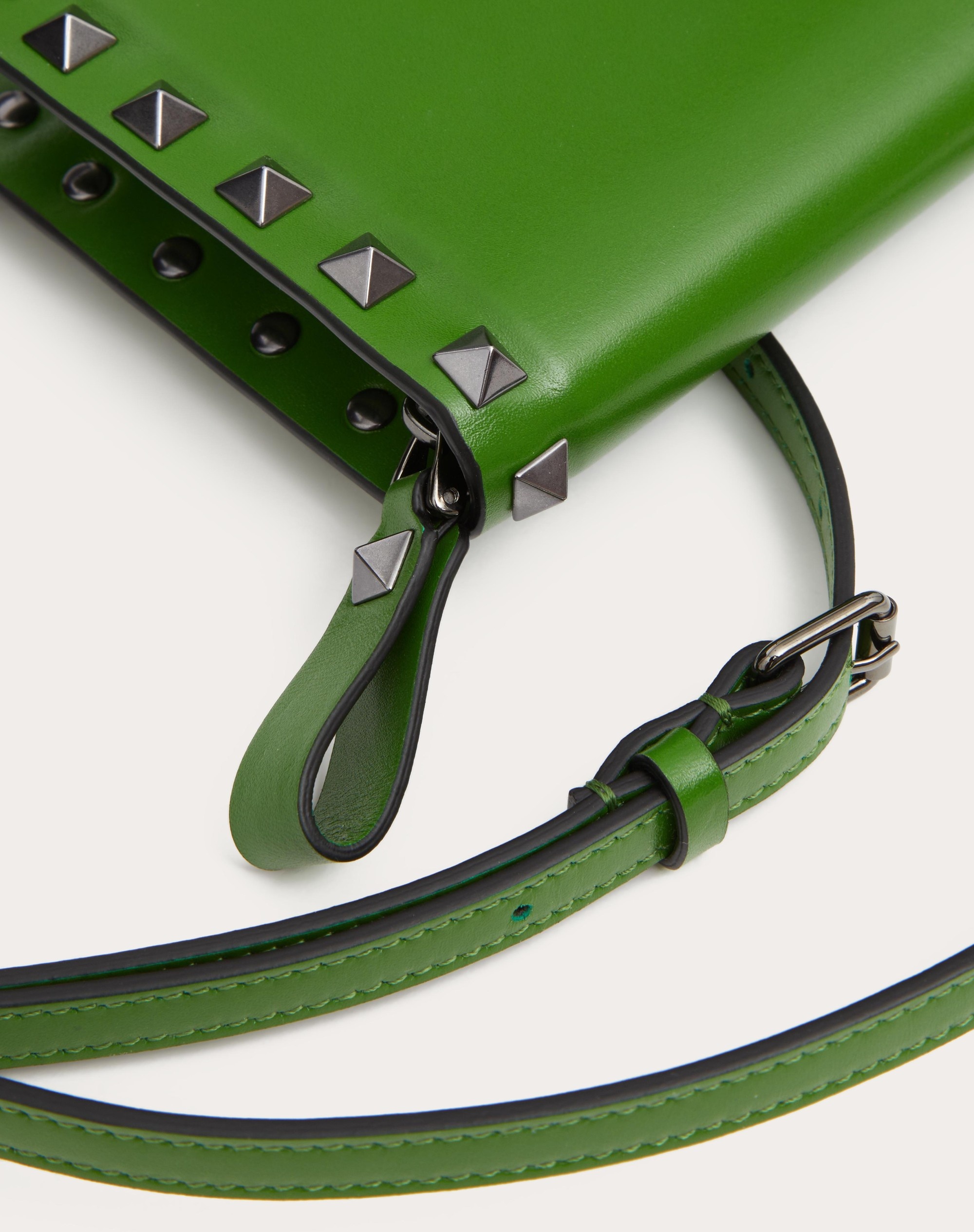 ROCKSTUD CALFSKIN NECK WALLET - 6