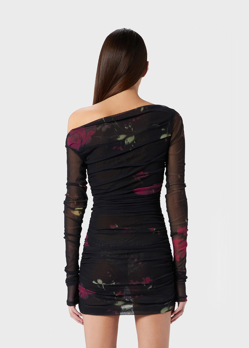 ROSE PRINT TULLE DRESS 4