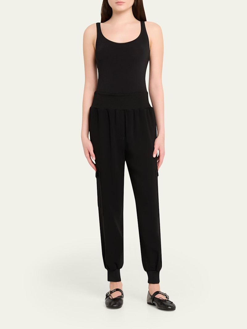 Cinq à Sept Giles Crepe Joggers outlook