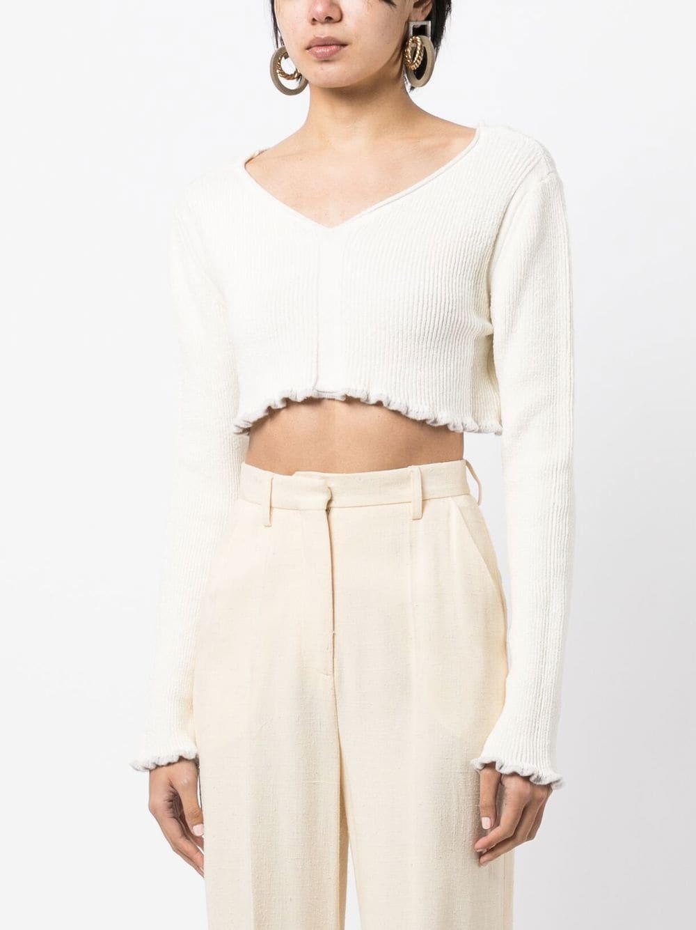 La maille Santon cropped jumper - 3