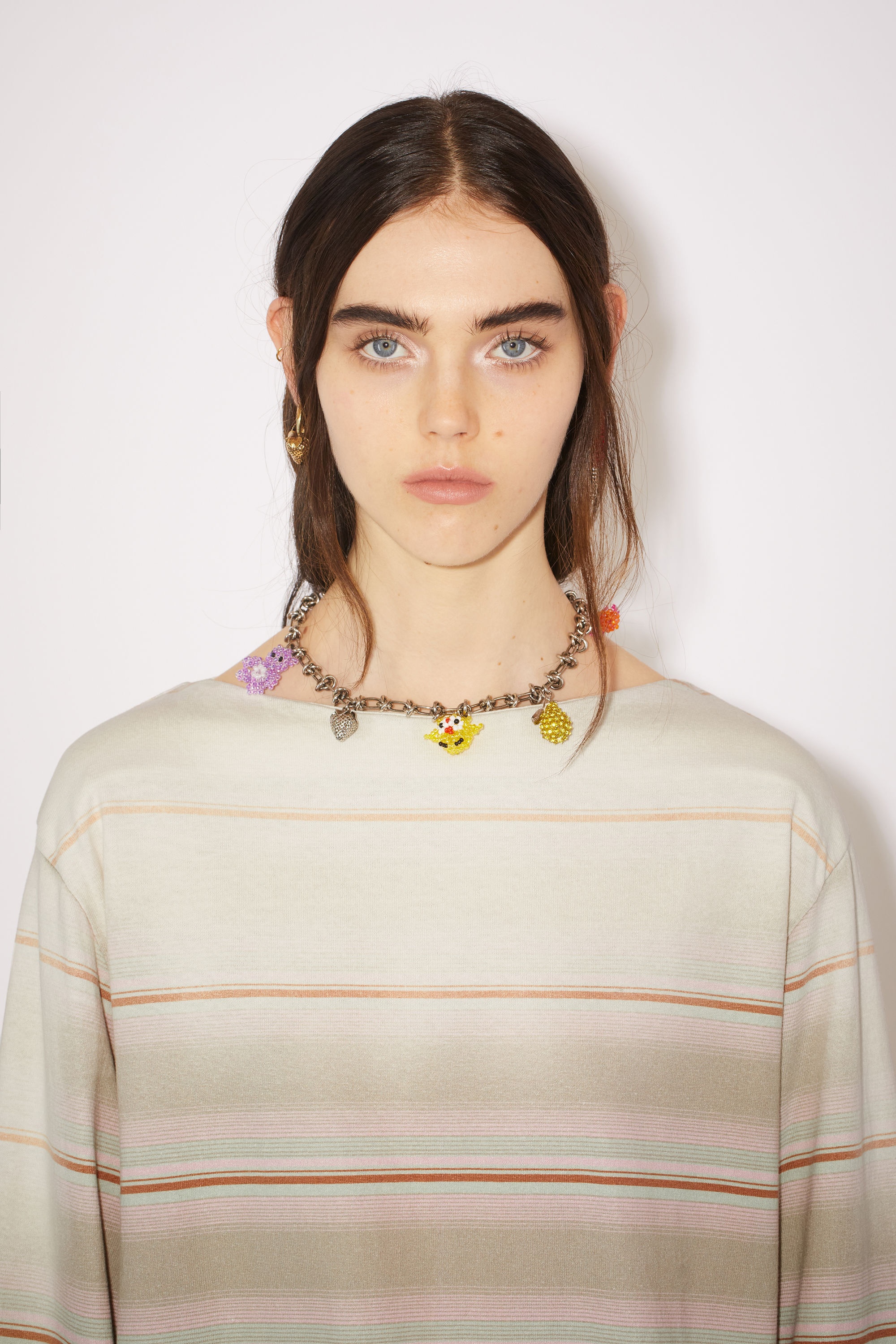 Jersey sweatshirt - Mushroom beige/light pink - 5