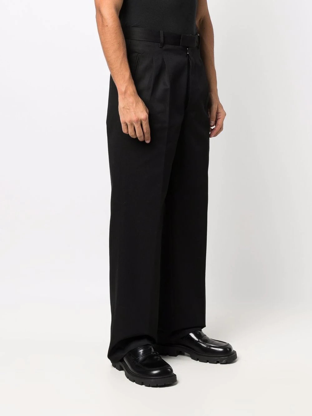 wide-leg tailored trousers - 3