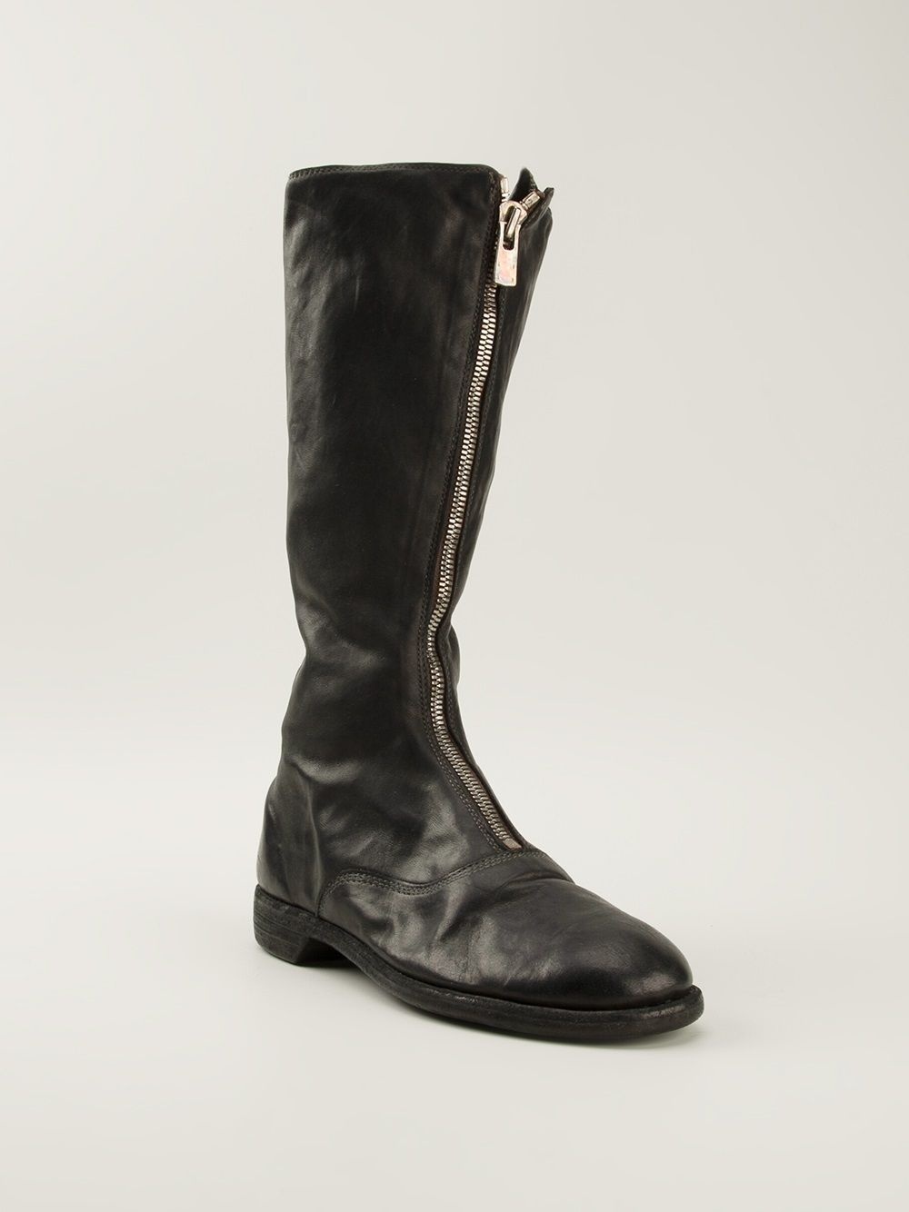 front zip boots - 2