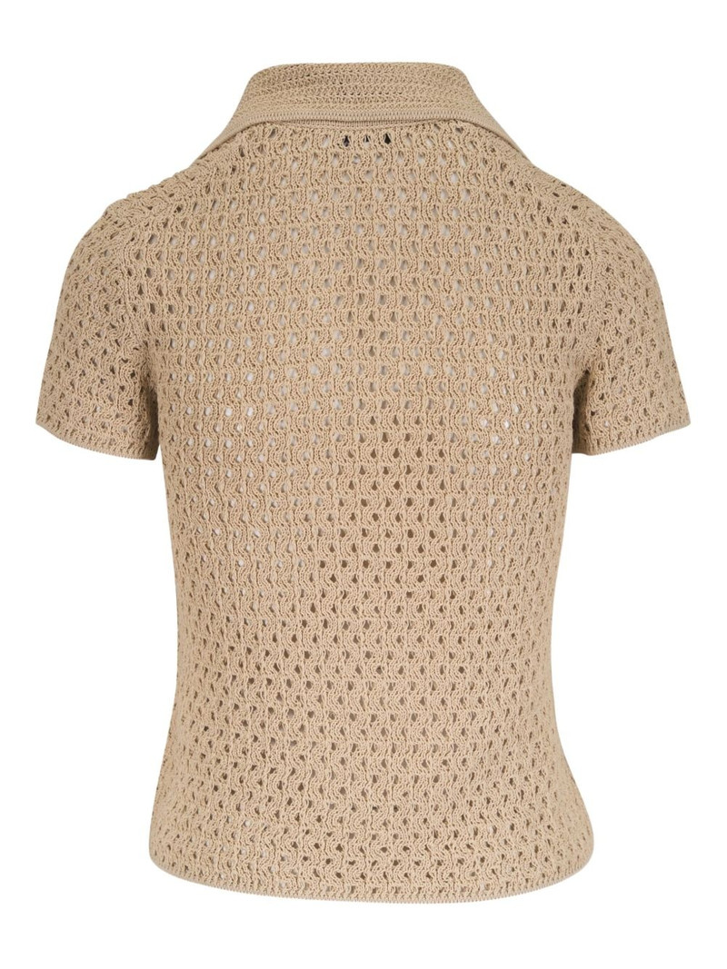 Vince cotton polo top outlook