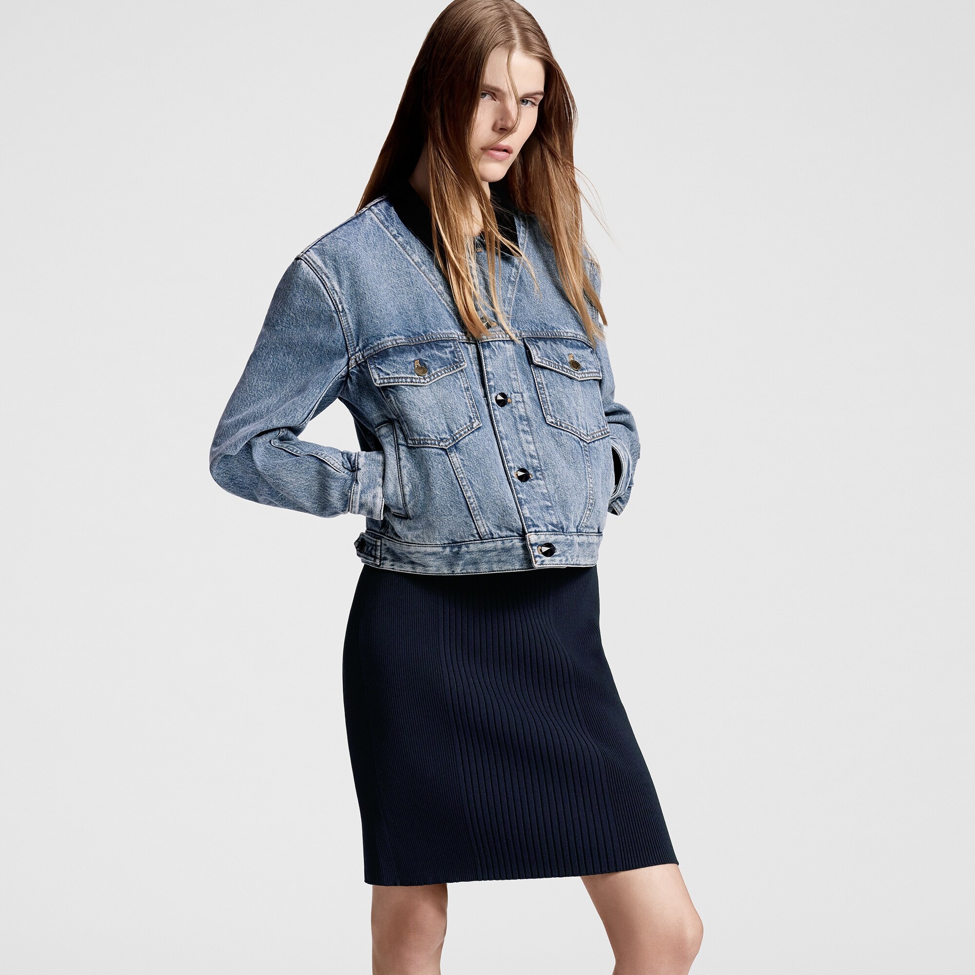 Ribbed Knit Skirt - 5