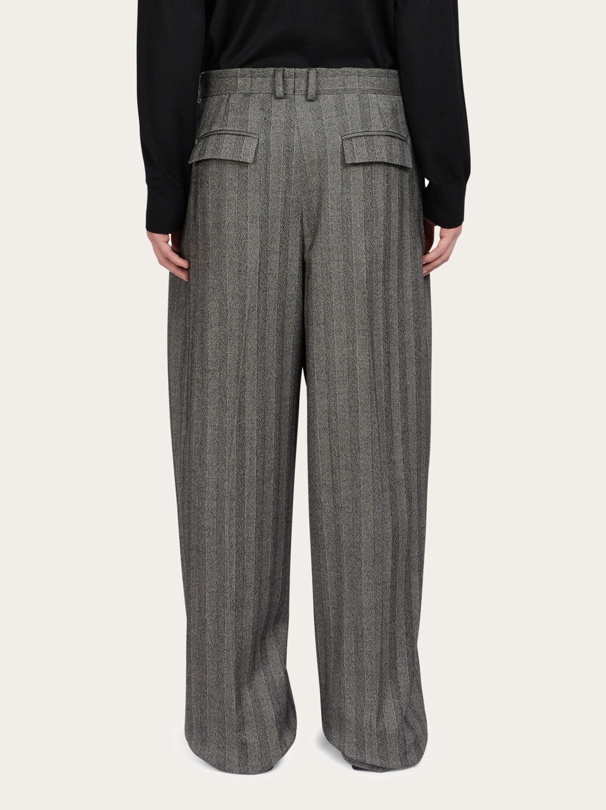 Chevron tailored trouser - 4