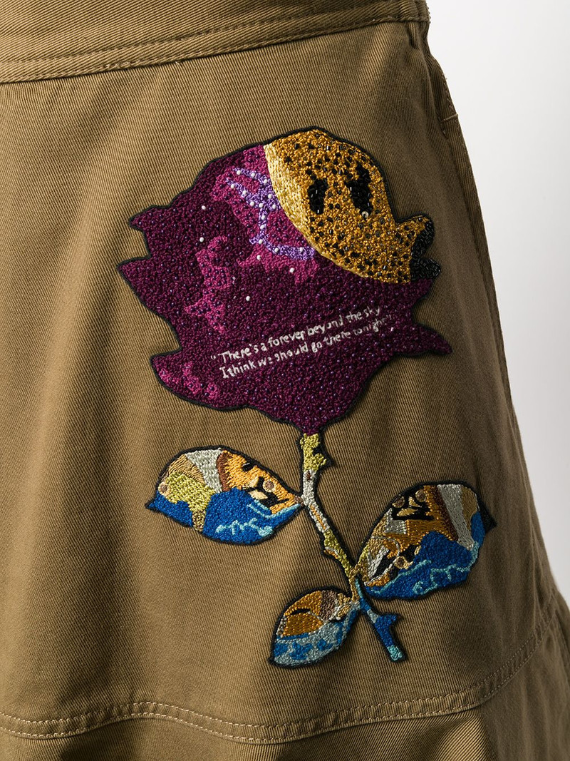 x Undercover sequin embroidery skirt 5