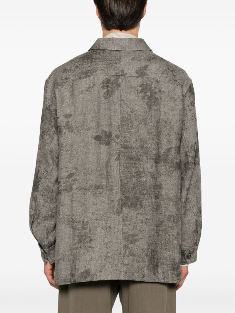 herringbone-pattern shirt 4