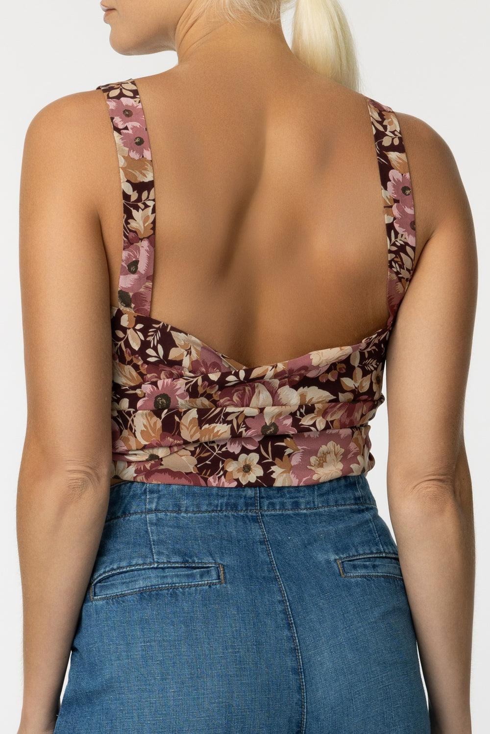 Cropped Front-Tie Tank - 4