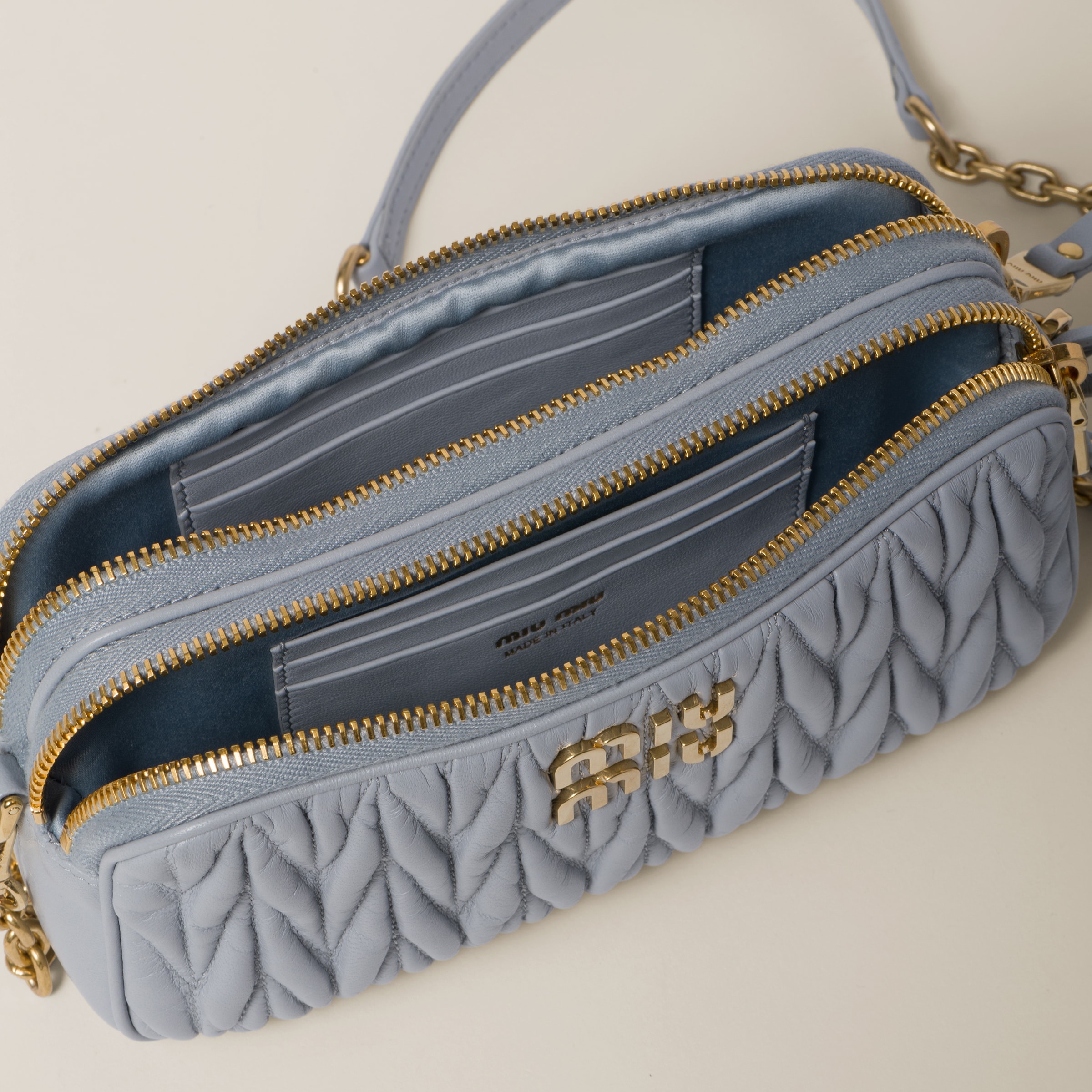 Matelassé nappa leather mini-bag - 6