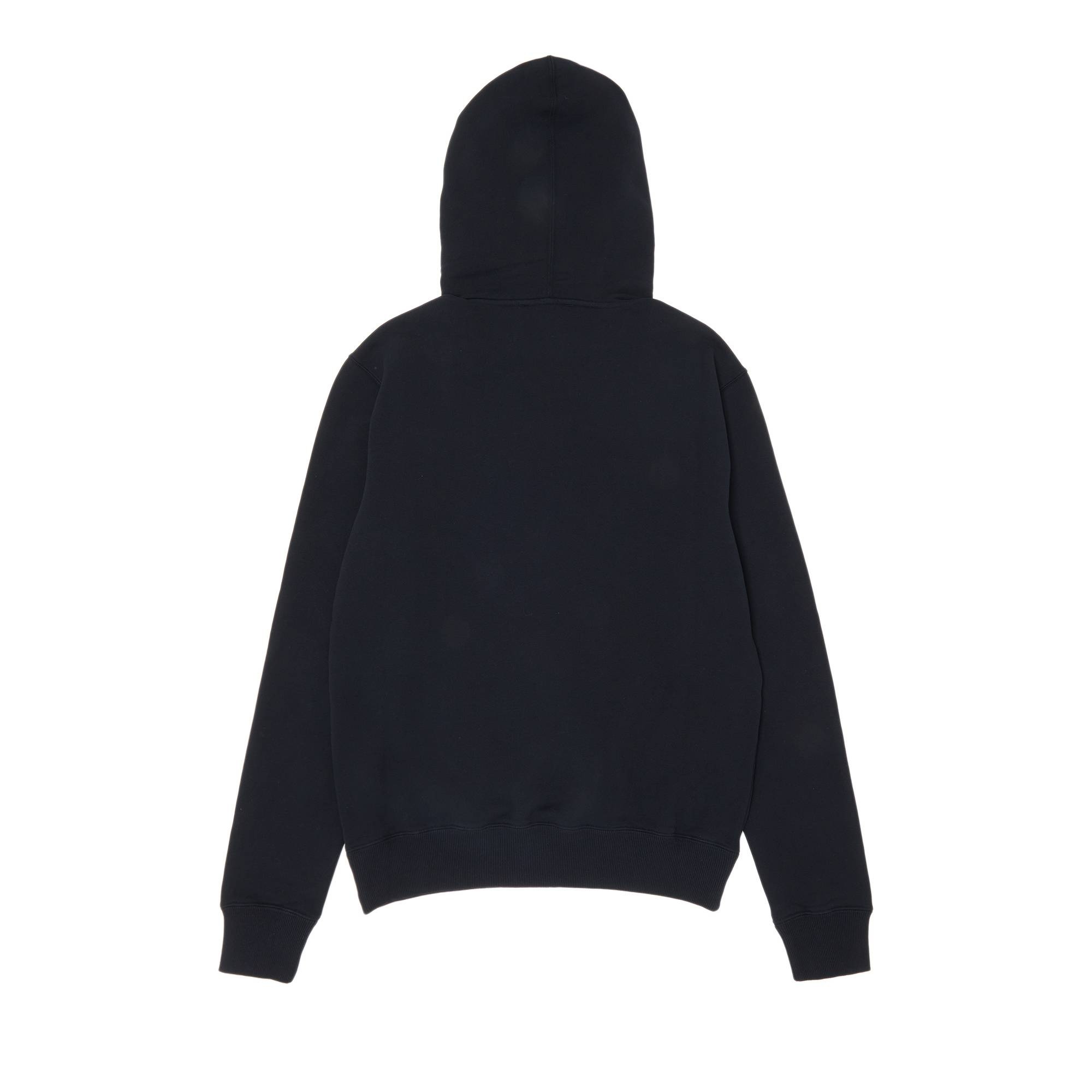 Lanvin Curb Long Fleece Eusebio Hoodie 'Black' - 2