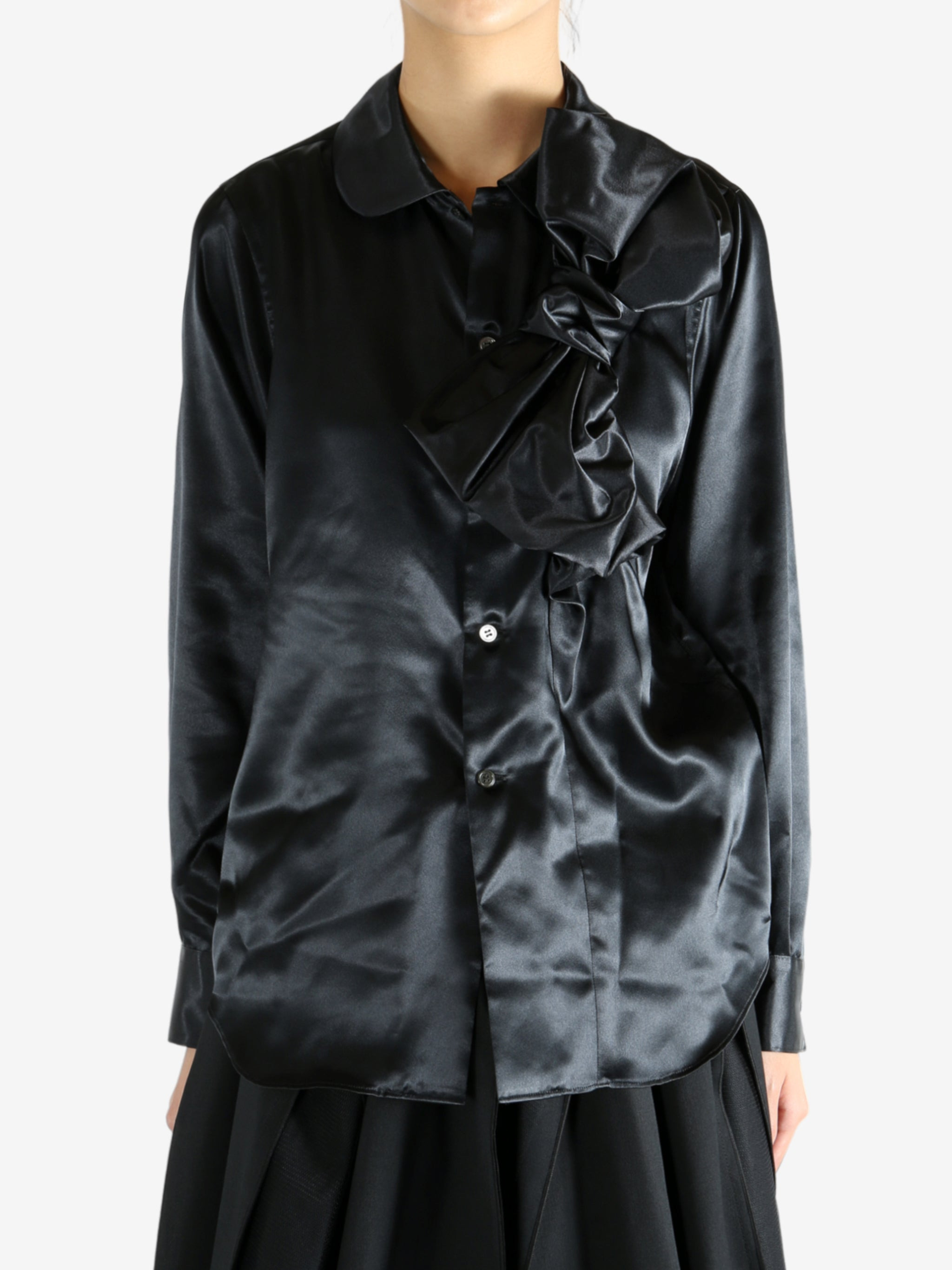 COMME DES GARCONS COMME DES GARCONS - Women Bow-adorned Blouse - 1
