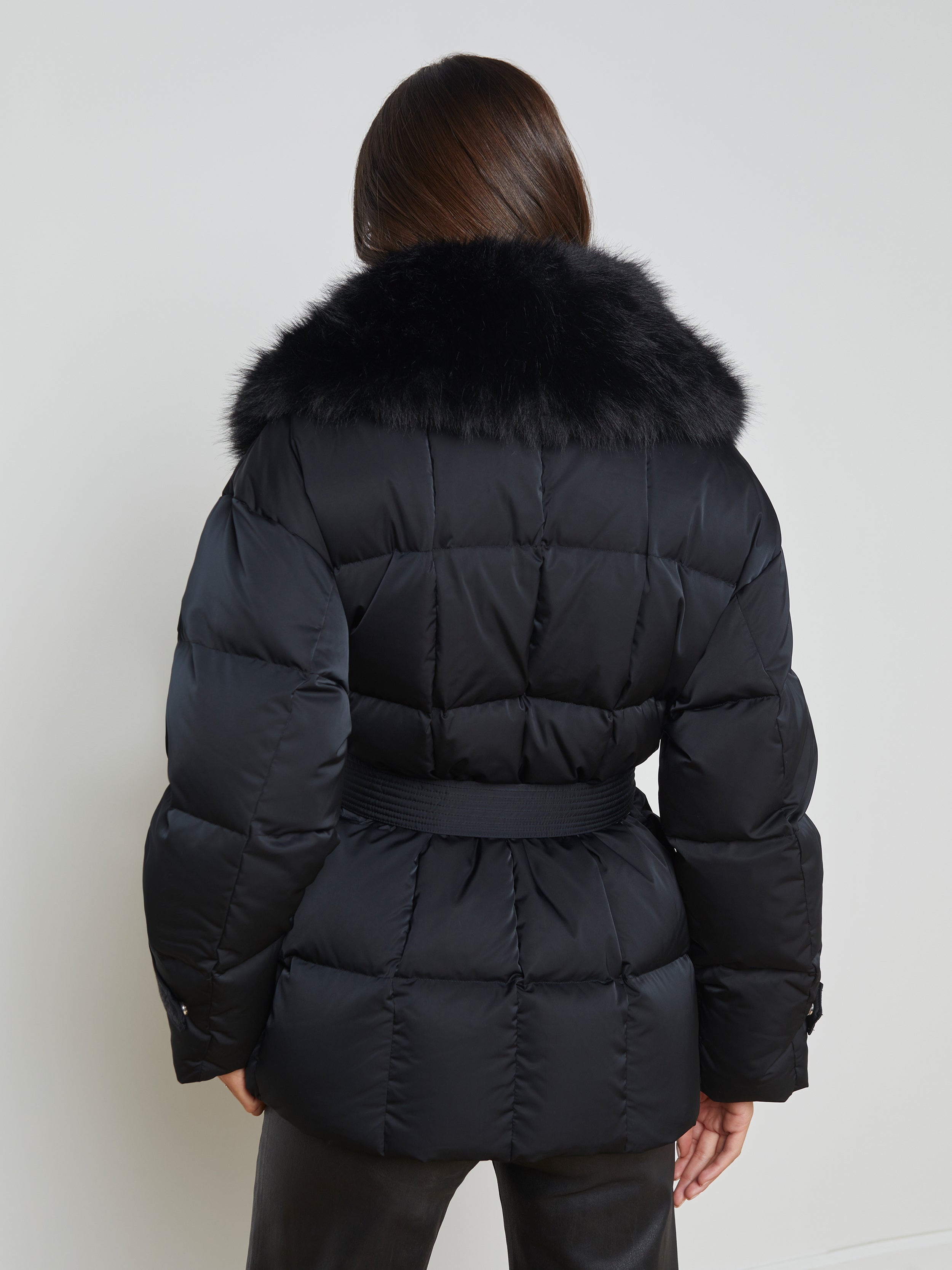 Vail Faux Fur Down Coat - 4