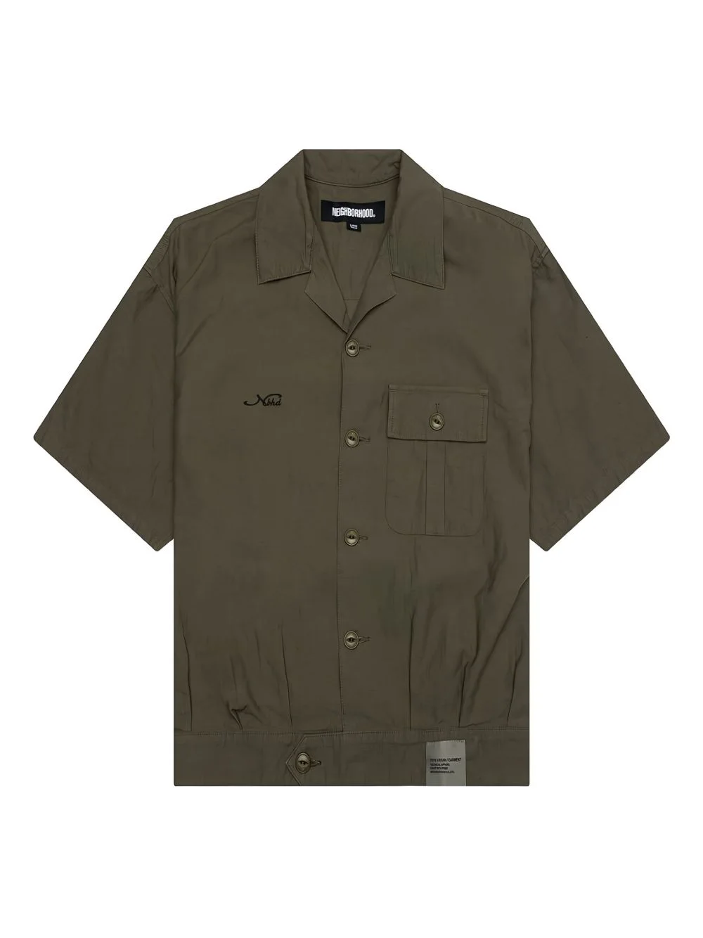 embroidered-logo shirt - 1