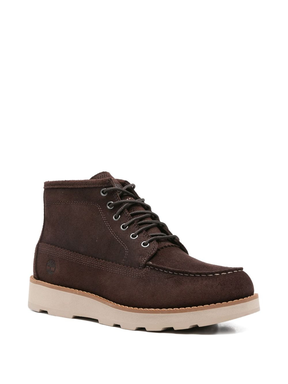 Chukka lace-up suede boots - 2