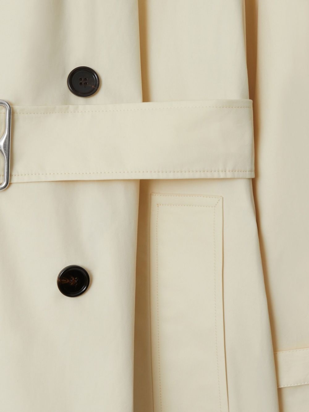 short belted trench coat - 5