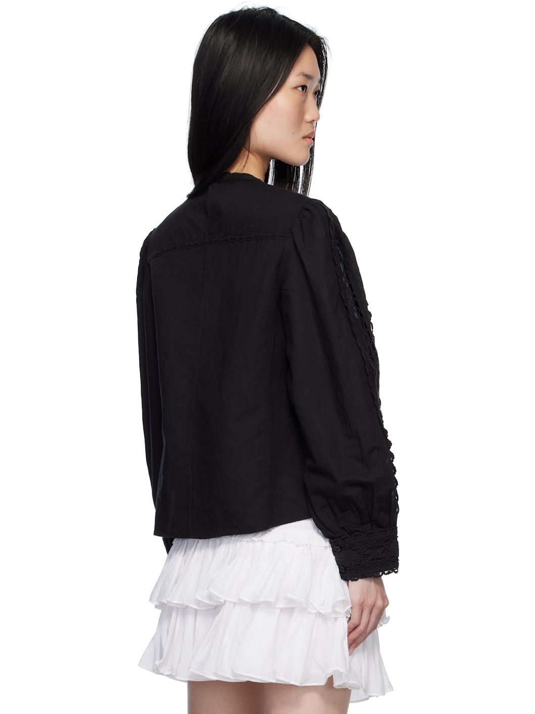 Black Valmira Blouse - 3