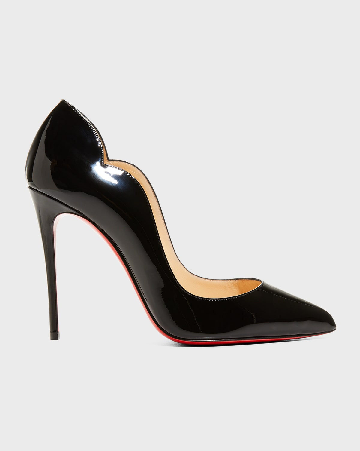 Hot Chick 100 Patent Red Sole High-Heel Pumps - 1