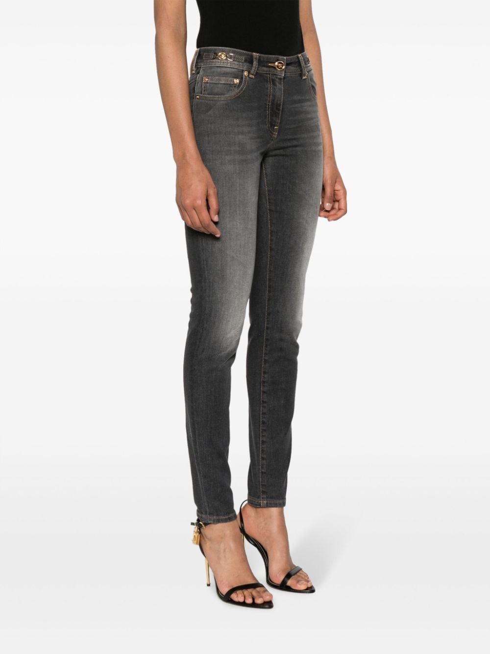 Medusa Head skinny jeans - 3
