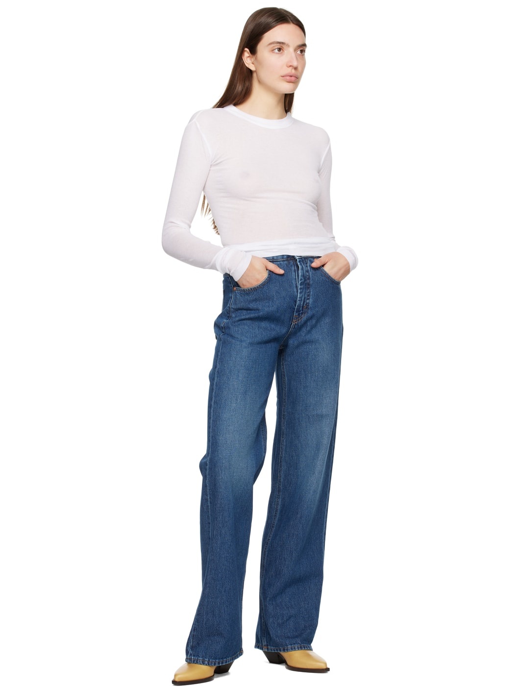 Indigo Ease Jeans - 4